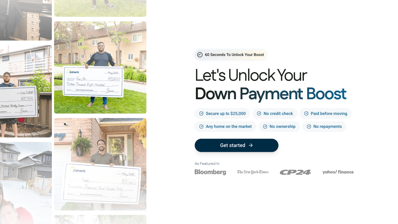 Home search form interface
